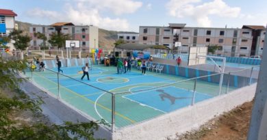 Reinaugurada dos canchas deportivas en la Ciudad Comunal Caribia