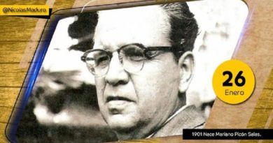 Venezuela conmemora 120 años del nacimiento del ensayista Mariano Picón Salas