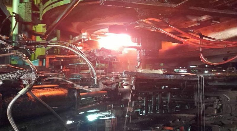 Realizan reparaciones al horno de la Planta Venvidrio de Valera para potenciar producción de envases