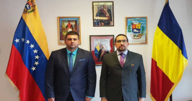 Embajada de Venezuela estrecha lazos de amistad con el partido Alianza para la Unión de los Rumanos