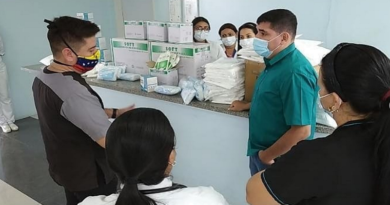 Unos 800 tapabocas, 100 trajes de bioseguridad y mil pares de guantes son destinados al Hospital Universitario “Hugo Chávez Frías” de Mérida
