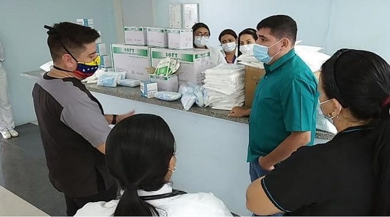 Unos 800 tapabocas, 100 trajes de bioseguridad y mil pares de guantes son destinados al Hospital Universitario “Hugo Chávez Frías” de Mérida
