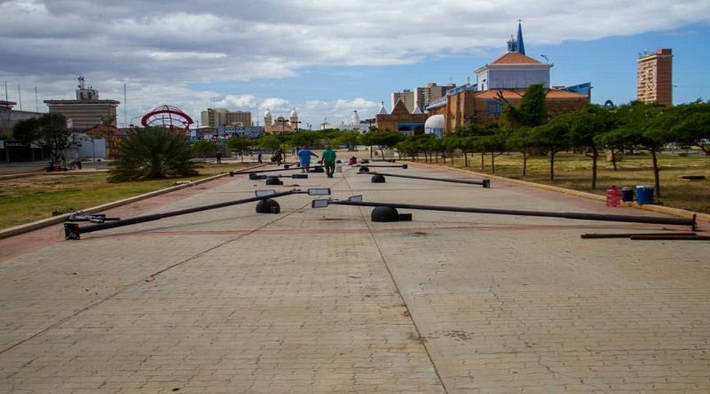Gobierno Bolivariano embellece plaza Bolívar y Paseo Ciencias para conmemorar el Bicentenario de Carabobo