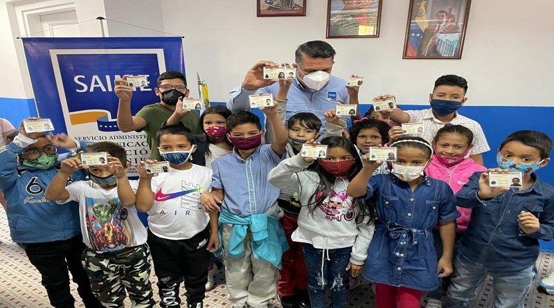 Jornada de cedulación para niños y niñas se extenderá por 60 días con medidas de bioseguridad ante la COVID-19