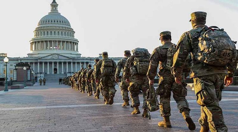 Operativo de seguridad con miras a la toma de posesión de Biden contará con más de 20 mil efectivos de la Guardia Nacional de EE.UU.