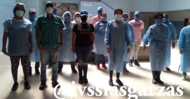 Se realiza jornada de desinfección en áreas críticas del hospital Guzmán Lander en Anzoátegui