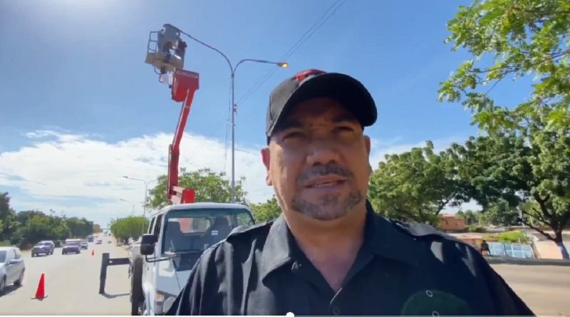 Gobernación del Zulia inició modernización del alumbrado público en la autopista Santa Clara-Puente Pomona