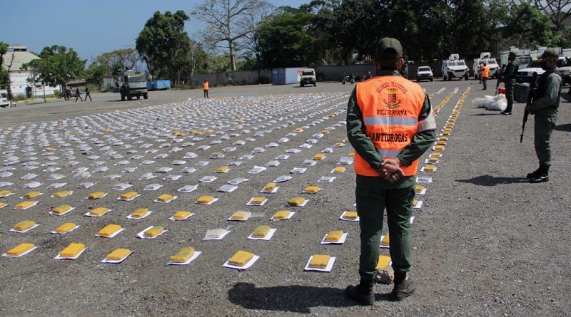 Gobierno Bolivariano ha incautado más de mil kilogramos de drogas durante este año