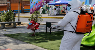 Un total de 214 mil 668 desinfecciones se han ejecutado en primeras dos semanas del año para contrarrestar la COVID-19 en el país