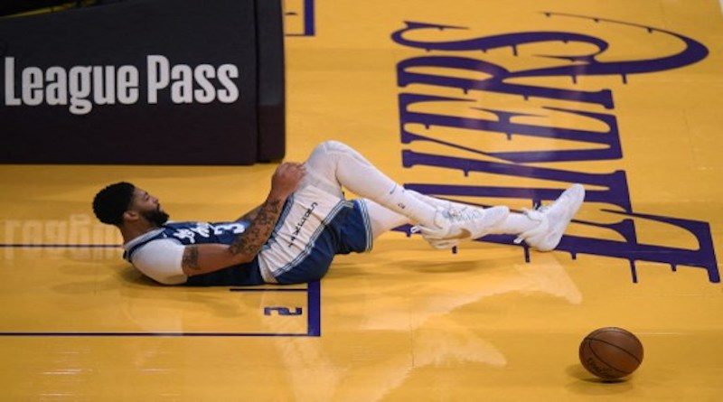 NBA| Anthony Davis fuera de acción por varias semanas por lesión