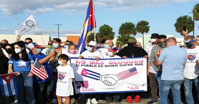 Presidente de Cuba agradeció a emigrados cubanos que realizaron histórica caravana Puentes de Amor contra el bloqueo en varias ciudades de EE.UU.