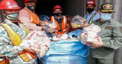 Llega a Nueva Esparta buque con 1.612 TON de alimentos