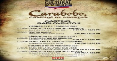 Este fin de semana será la nueva audición para "Carabobo", caminos de libertad" en Barlovento