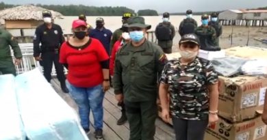 Entregan equipamientos a cuerpos de seguridad en municipio Pedernales en Delta Amacuro para la soberanía y defensa de la Patria