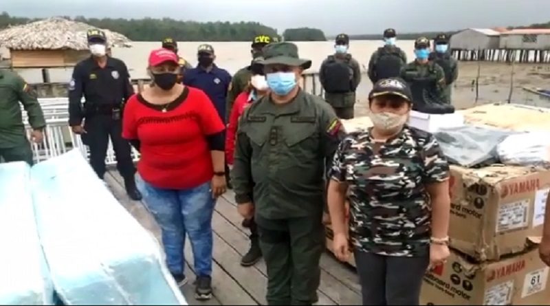 Entregan equipamientos a cuerpos de seguridad en municipio Pedernales en Delta Amacuro para la soberanía y defensa de la Patria