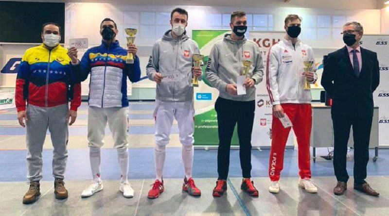 Rubén Limardo conquistó medalla de oro en la Copa Polonia
