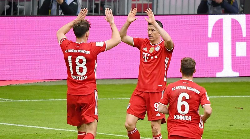 De la mano de Lewandowski el Bayern Munich golea y continúa primero en Bundesliga