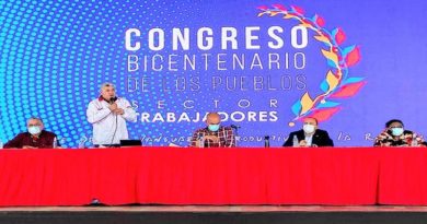 Congreso Bicentenario de los Pueblos capítulo Trabajadores busca consolidar tareas productivas en el país