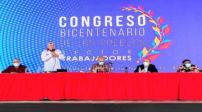 Congreso Bicentenario de los Pueblos capítulo Trabajadores busca consolidar tareas productivas en el país