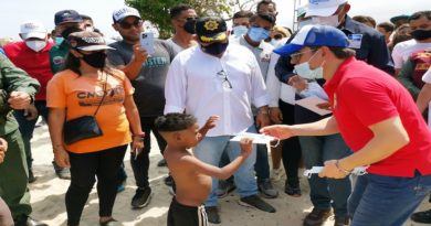 Autoridades supervisan dispositivo Carnavales Bioseguros en playas de Carabobo