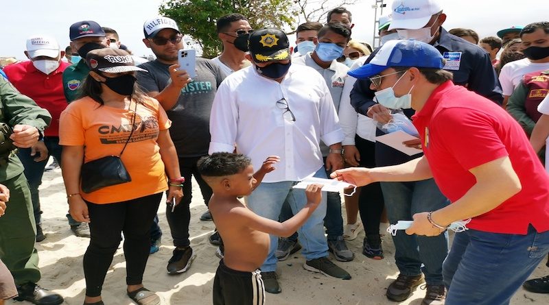 Autoridades supervisan dispositivo Carnavales Bioseguros en playas de Carabobo