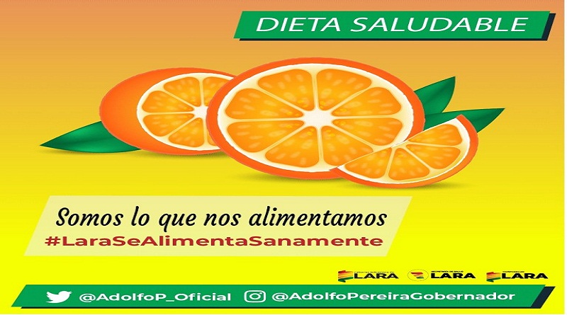 Secretaría de Salud de Lara inicia este viernes la campaña “Dieta Saludable” para promover una cultura por la buena alimentación