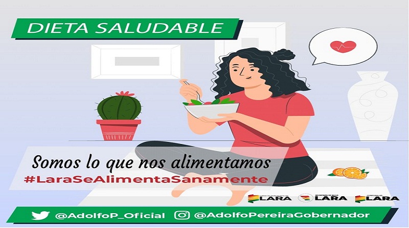 Secretaría de Salud de Lara inicia este viernes la campaña “Dieta Saludable” para promover una cultura por la buena alimentación