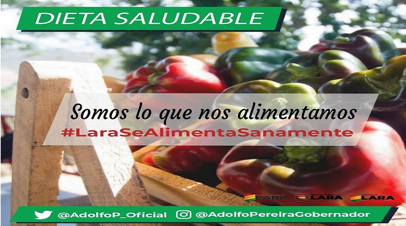 Secretaría de Salud de Lara inicia este viernes la campaña “Dieta Saludable” para promover una cultura por la buena alimentación