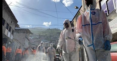 Intensifican jornadas de desinfección contra la COVID-19 en Barquisimeto estado Lara