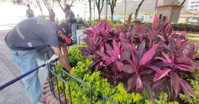 Jornada 43° de desinfección, limpieza y embellecimiento atiende espacios públicos para la protección del pueblo contra la COVID-19