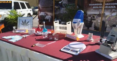 Comando Nacional Antidrogas de la GNB pone a la disposición 10 laboratorios para brindar apoyo técnico y científico al Ministerio Público
