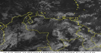 Lunes con cielos nublados con poca probabilidad de precipitaciones en buena parte del país