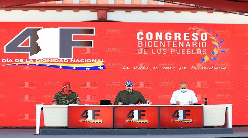 Presidente Maduro junto al Congreso Bicentenario de los Pueblos honra memoria de Hugo Chávez a 29 años del 4F