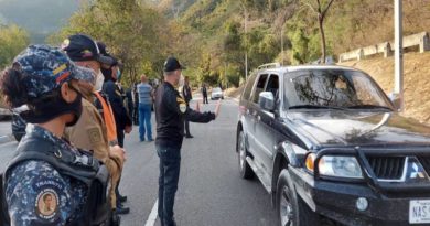Supervisan puntos de control antisecuestro en el Área Metropolitana de Caracas