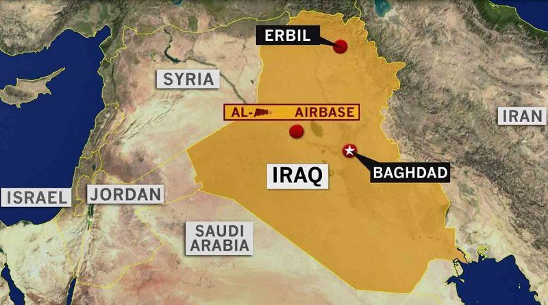 Ataque con cohete contra base aérea que alberga tropas de EEUU en norte de Irak