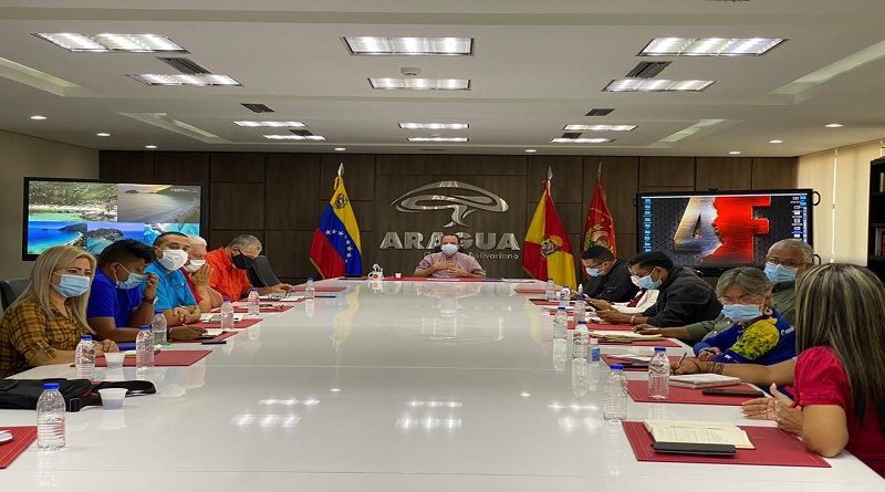 Gobernador Marcos Torres instaló segunda mesa de trabajo con bloque parlamentario de Aragua