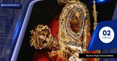 Presidente Maduro pide a la Virgen de la Candelaria que ilumine el camino de transformación por el que transita Venezuela hacia la prosperidad