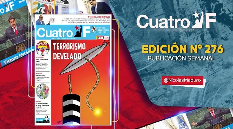 Edición N° 276 del semanario Cuatro F plantea los desafíos de la Revolución Bolivariana para este 2021