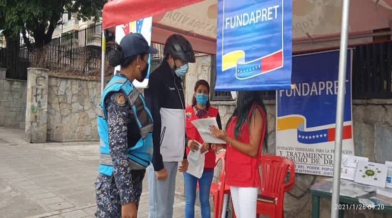 Jornadas de prevención contra la COVID-19 se ejecutan en el bulevar de Sabana Grande
