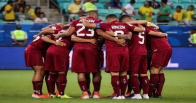 La Vinotinto se mantiene en el puesto 28 del ranking mundial FIFA