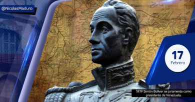 Venezuela conmemora 202 años de la Juramentación del Libertador Simón Bolívar como Presidente