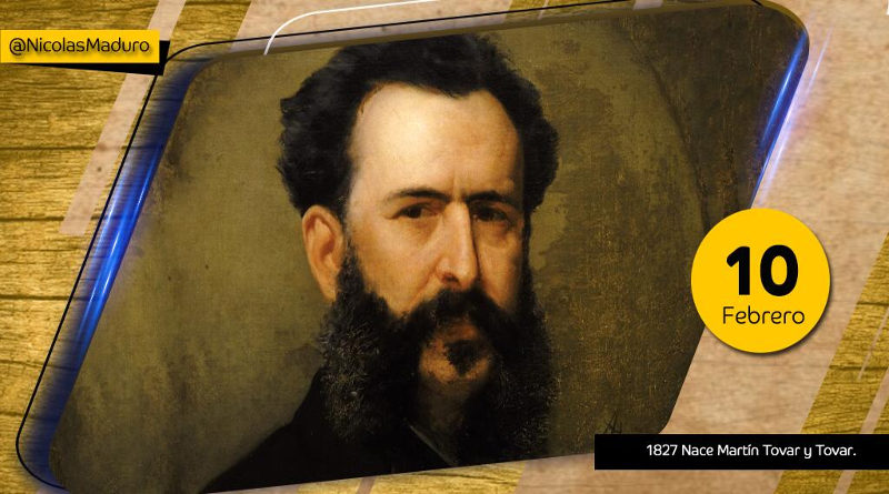 Venezuela conmemora el natalicio del pintor caraqueño Martín Tovar y Tovar