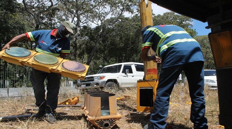 Continúan trabajos de reparación, modernización y mantenimiento de la Red Semafórica de Caracas