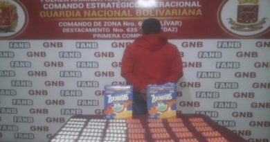 GNB detiene a un ciudadano por contrabando de medicamentos en el estado Bolívar
