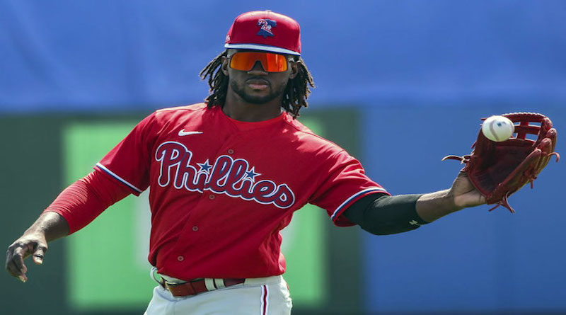 Odúbel Herrera sube sus acciones en el jardín central de Filadelfia