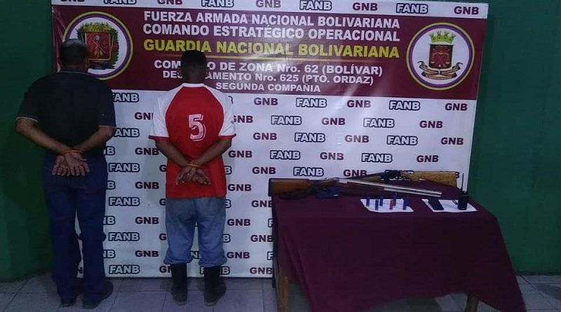 Los aprehendidos quedaron identificados como Alexander Guzmán Avila Cuello, José Ramón Medina Azocar y Luis Eduardo Medina Azocar.