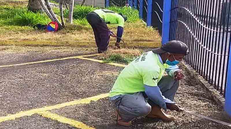 Carabobo Te Quiero cumplió jornada de desmalezado y limpieza en Ambulatorio de La Isabelica