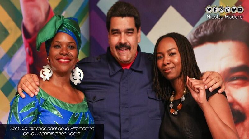 Presidente Maduro: Día de la Eliminación de la Discriminación Racial nos convoca a construir un mundo libre de odios y prejuicios