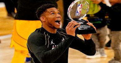 Giannis Antetokounmpo fue elegido Jugador Más Valioso del Juego de las Estrellas de la NBA