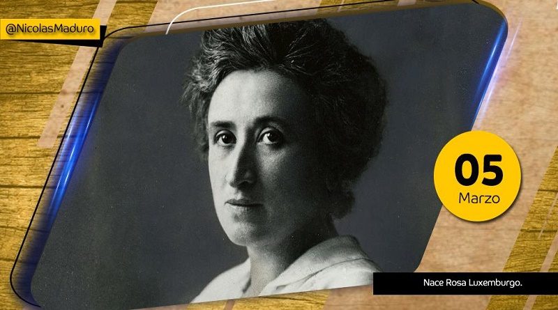 Jefe de Estado celebra 150° aniversario del natalicio de Rosa Luxemburgo